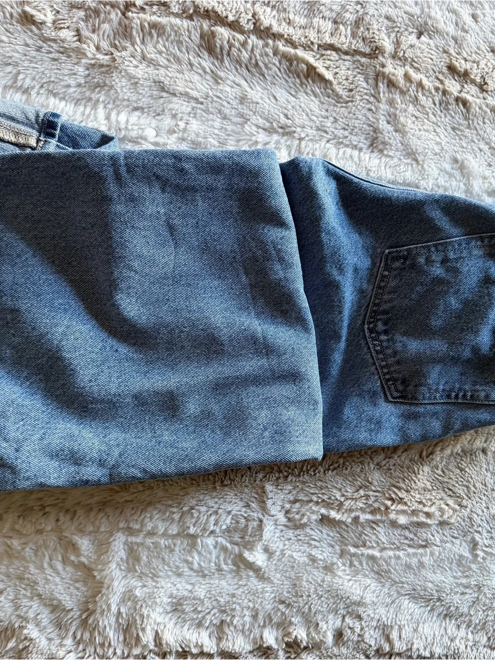 Old Navy Light Blue, Cuffed, Wide Leg Girl’s Jeans